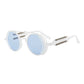 white and blue sunglasses