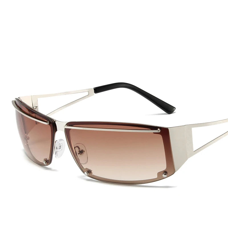 brown square sunglasses