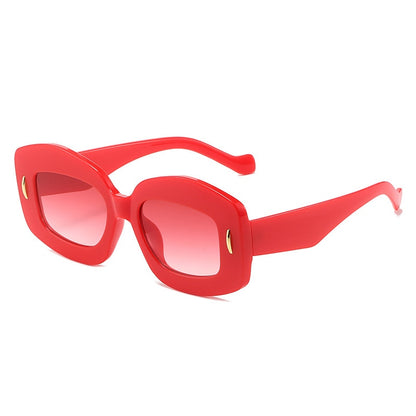 red square sunglasses 