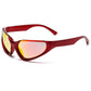 red sport sunglasses