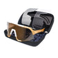 cream polarized sport sunglasses 
