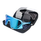 baby blue polarized sport sunglasses