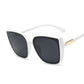White square cat eye sunglasses