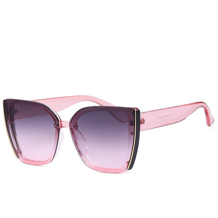 pink square cat eye sunglasses