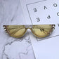 gold cat eye sunglasses