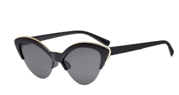 black cat eye sunglasses 