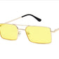yellow square sunglasses