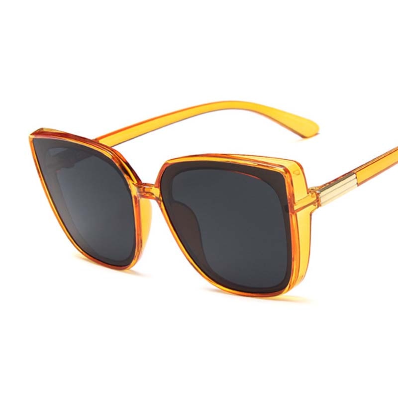 orange square cat eye sunglasses
