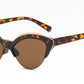 leopard cat eye sunglasses