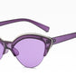 purple cat eye sunglasses
