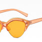 orange cat eye sunglasses 