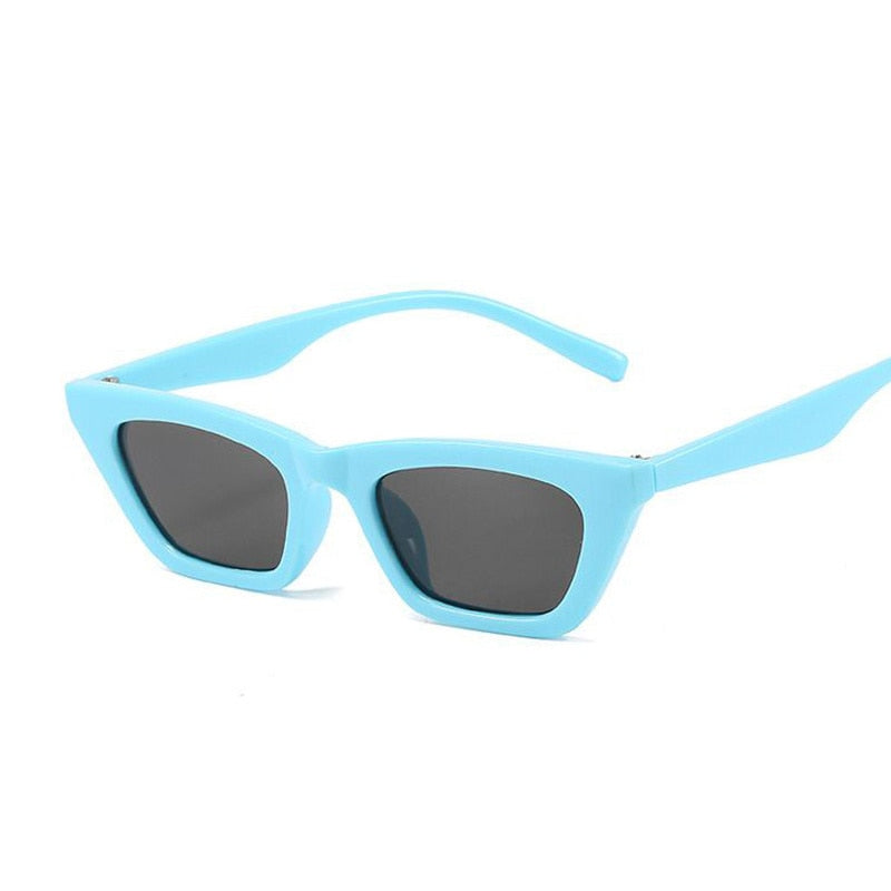 blue cat eye sunglasses