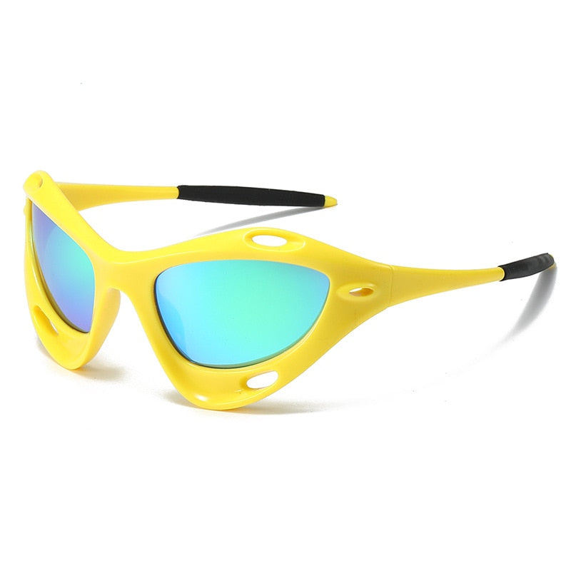 yellow sport sunglasses