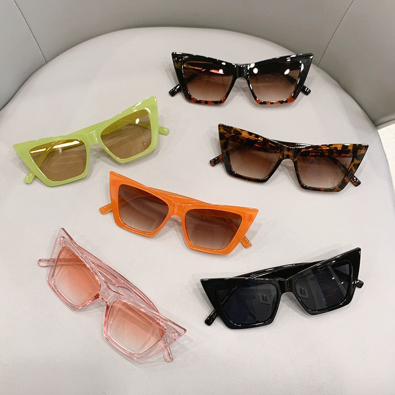 square cat eye sunglasses