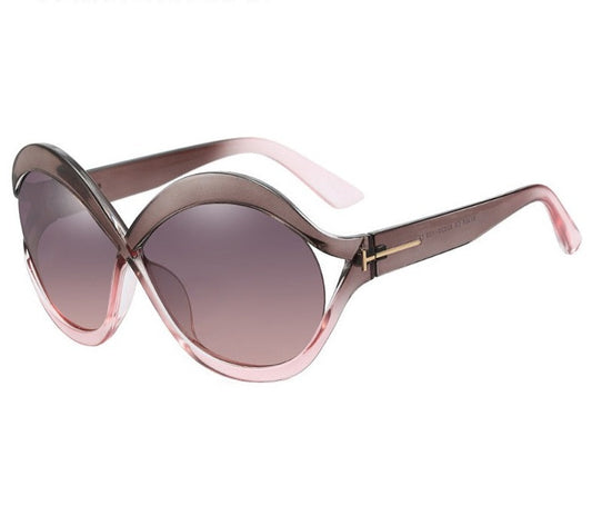 pink round sunglasses 