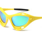 yellow sport sunglasses