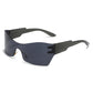 black rimless sunglasses