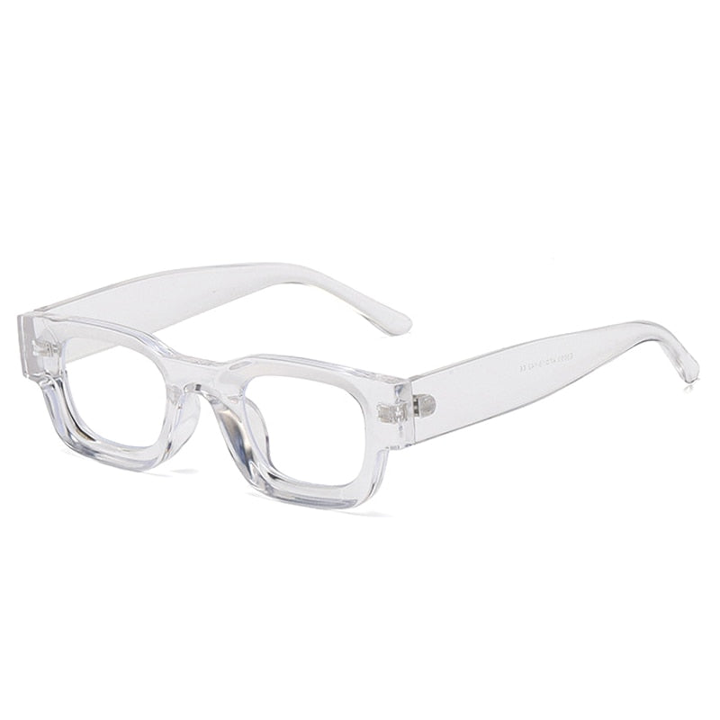 transparent square sunglasses
