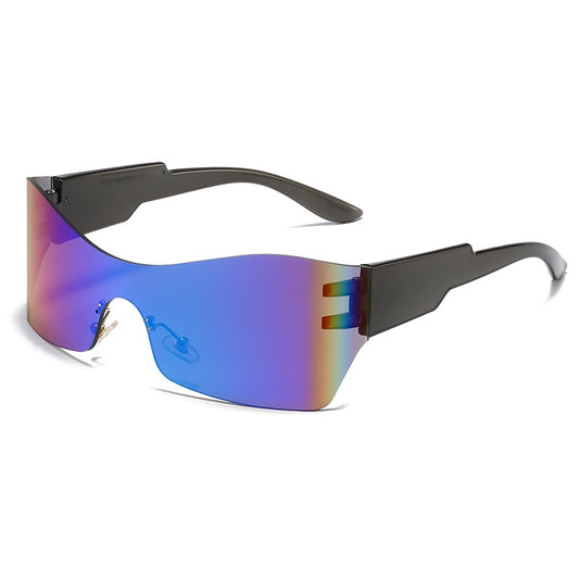 polarized rimless sunglasses